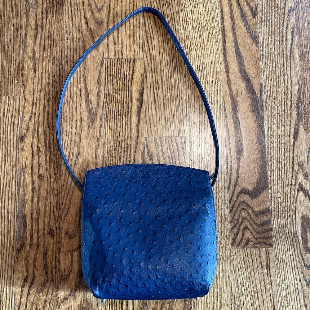 Dilucio blue leather handbag